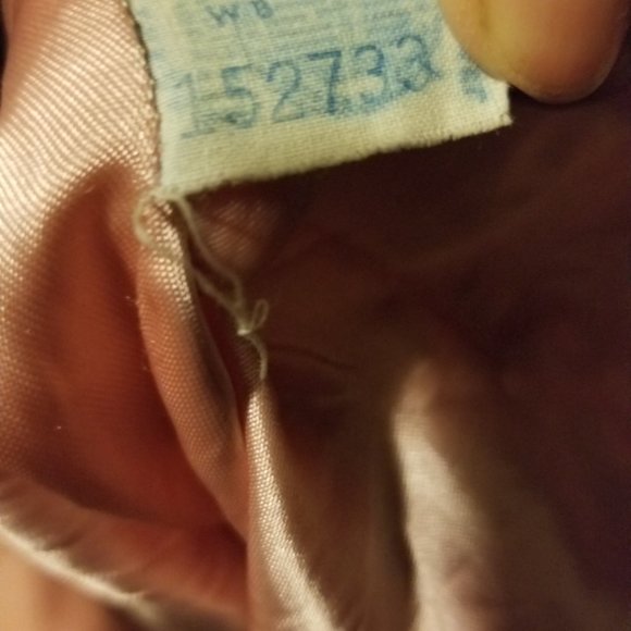 Vintage 50-60's Diagonal Textured Wool Cropped Pink Jacket Worker Union Blazer - Picture 14 of 16